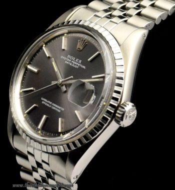 Rolex Datejust Silver Grey Dial 1603 (SOLD) - The Vintage Concept