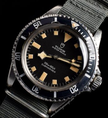 Tudor Submariner Black Snowflake Dial No Date 7016 (SOLD) - The Vintage Concept
