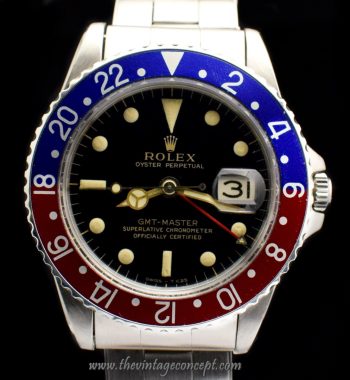 Rolex GMT-Master PCG Gilt Dial 1675 (SOLD) - The Vintage Concept