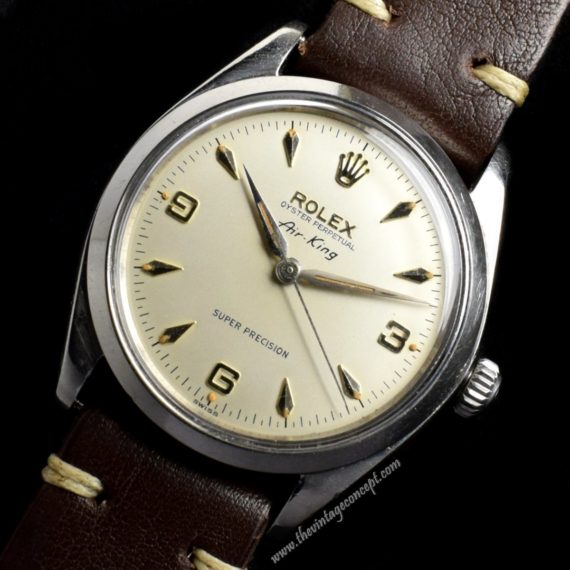 Rolex Air-King 3,6,9 Silver Dial 5500 (SOLD) - The Vintage Concept