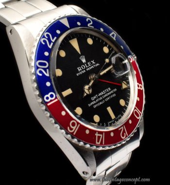 Rolex GMT-Master Matte Dial "Long E" 1675 (Complete Full Set) w/ Extra Insert (SOLD) - The Vintage Concept