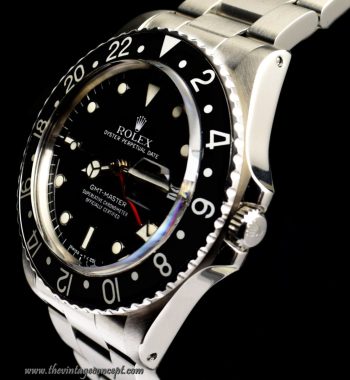 Rolex GMT-Master Glossy Dial Black Insert 16750 (SOLD) - The Vintage Concept