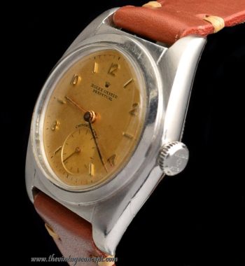Rolex Bubbleback Sub Second Gold Dial 2764 (SOLD) - The Vintage Concept