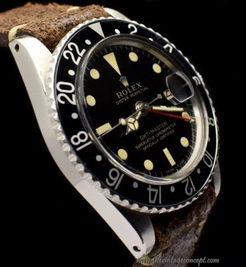 Rolex GMT-Master Gilt Dial 1675 w/ Two Inserts (SOLD) - The Vintage Concept