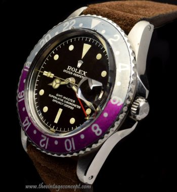 Rolex GMT-Master Chapter Ring Tropical Gilt Dial 1675 (SOLD) - The Vintage Concept