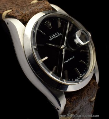 Rolex Oysterdate Black Dial 6694 (SOLD) - The Vintage Concept