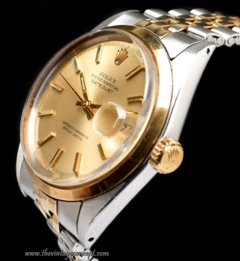 Rolex Datejust Two-Tones Champagne Dial 1600 (SOLD) - The Vintage Concept