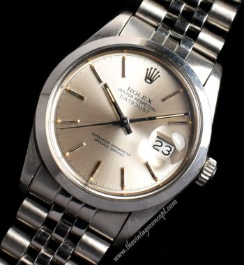 Rolex Datejust Silver Dial 16000 (SOLD) - The Vintage Concept