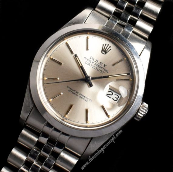 Rolex Datejust Silver Dial 16000 (SOLD) - The Vintage Concept
