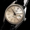 Rolex Datejust Silver w/ Vertical Pattern Dial 16014 (SOLD)