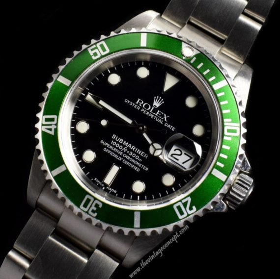 Rolex Submariner 50th Anniversary 16610LV (Full Set) (SOLD) - The Vintage Concept