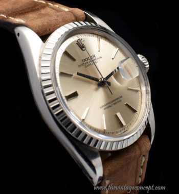 Rolex Datejust Silver Dial 1603 (SOLD) - The Vintage Concept