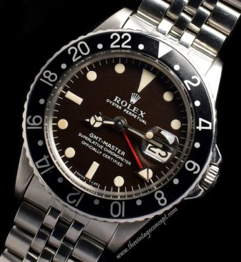 Rolex GMT-Master Chocolate Matte Dial 1675 (SOLD) - The Vintage Concept