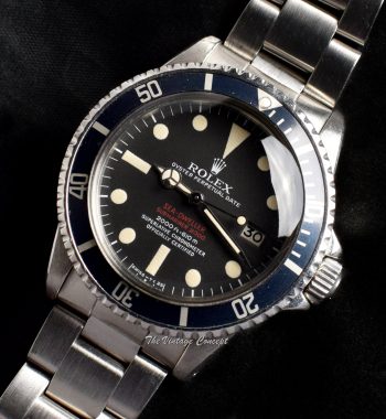 Rolex Double Red Sea-Dweller MK III 1665 (SOLD) - The Vintage Concept