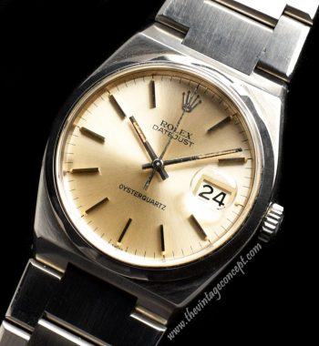 Rolex Datejust Oysterquartz Silver Dial 17000 (SOLD) - The Vintage Concept