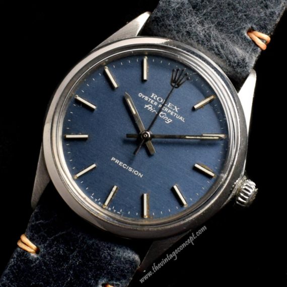 Rolex Air-King Precision Blue Grey Dial 5500 (SOLD) - The Vintage Concept