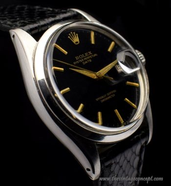 Rolex Oyster Perpetual Date Gilt Dial 6534 (SOLD) - The Vintage Concept