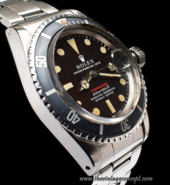 Rolex Submariner Single Red MK III Chocolate Dial 1680 (SOLD) - The Vintage Concept