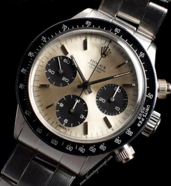 Rolex Daytona Silver Dial 6240 (SOLD) - The Vintage Concept