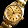 Rolex Date 18K Gold Plated Golden Dial 1550 (SOLD)