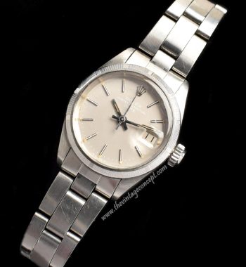Rolex Steel Lady 24mm Grey Dial 6919 (SOLD) - The Vintage Concept