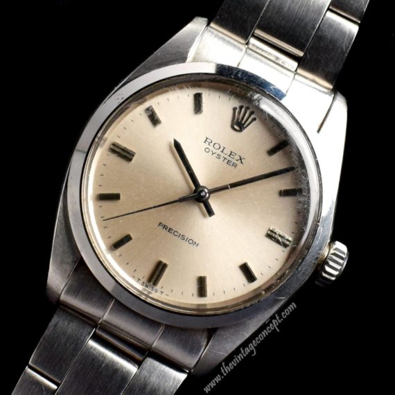 Rolex Oyster Precision Manual Silver Dial 6426 (SOLD) - The Vintage Concept