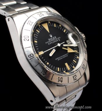 Rolex Explorer II Straight Hand 1655 w/ Service Paper (SOLD) - The Vintage Concept