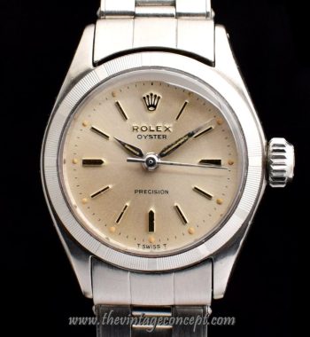 Rolex Steel Lady 24mm Oyster Precision 6411 (SOLD) - The Vintage Concept