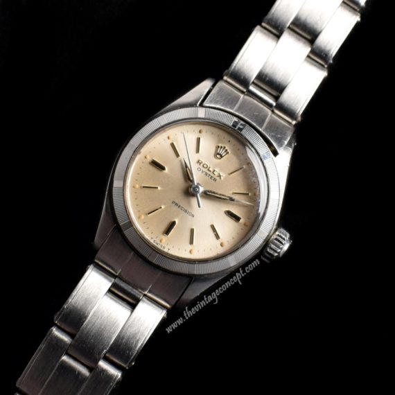 Rolex Steel Lady 24mm Oyster Precision 6411 (SOLD) - The Vintage Concept