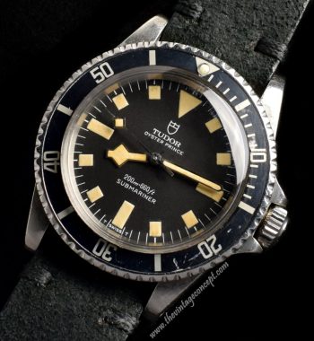 Tudor Submariner Snowflake No Date Black Dial 94010 (SOLD) - The Vintage Concept