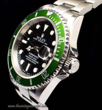 Rolex Submariner 50th Anniversary “Flat 4” 16610LV (Box Set) (SOLD) - The Vintage Concept