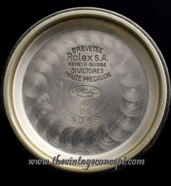 Rolex Chronograph Silver Dial Anti-Magnetique 4048 - The Vintage Concept