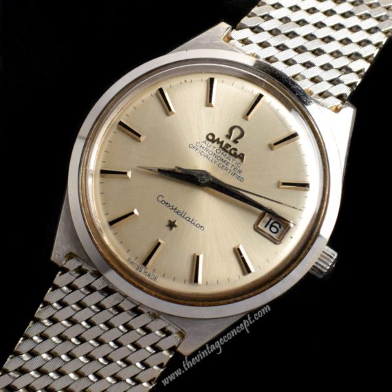 Omega 18K WG Constellation Silver Dial w/ Original WG Bracelet (SOLD) - The Vintage Concept