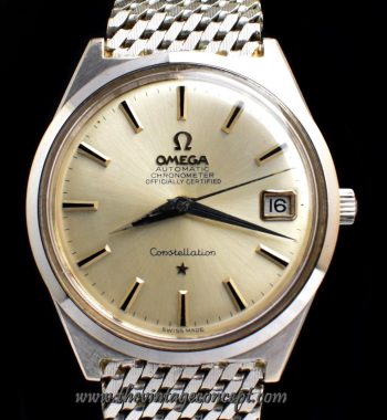 Omega 18K WG Constellation Silver Dial w/ Original WG Bracelet (SOLD) - The Vintage Concept