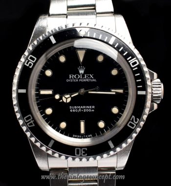 Rolex Submariner Unpolished Case Glossy Dial 5513 (SOLD) - The Vintage Concept