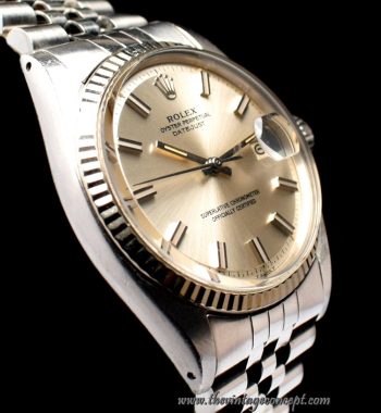 Rolex Datejust Silver Dial Wideboy 1601 (SOLD) - The Vintage Concept