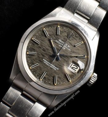 Rolex Oyster Perpetual Grey Linen Dial 1500 w/ Original Paper ( SOLD ) - The Vintage Concept