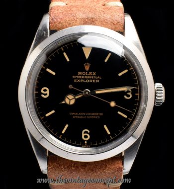 Rolex Explorer Super Glossy Gilt Dial Chapter Ring 1016 (SOLD) - The Vintage Concept