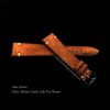 20 x 16mm Vintage Distress Suede-Like Tan Brown Leather Strap