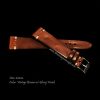 20 x 16mm Vintage Brown Leather Strap