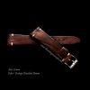 20 x 16mm Vintage Chocolate Brown Leather Strap