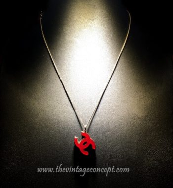 Chanel Reversal Red and Black Short Necklace 05P (SOLD) - The Vintage Concept