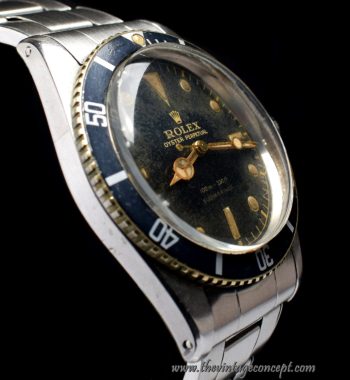 Rolex Submariner Small Crown Gilt Dial 6536/1 (SOLD) - The Vintage Concept