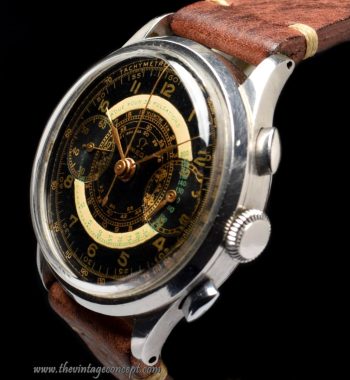 1940's Vintage Omega Multiscale Gilt Dial Chronograph (SOLD) - The Vintage Concept