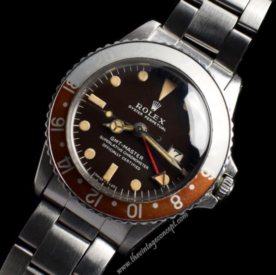Rolex GMT-Master Tropical Matte Dial 1675 w/ Double Papers (SOLD) - The Vintage Concept