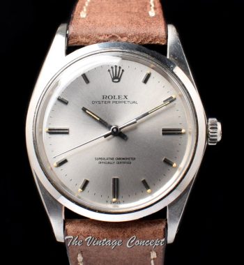 Rolex Oyster Perpetual Silver Dial 1018 (SOLD) - The Vintage Concept
