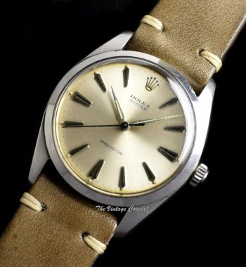 Rolex Oyster Precision Silver Dial Manual Wind 6424 (SOLD) - The Vintage Concept