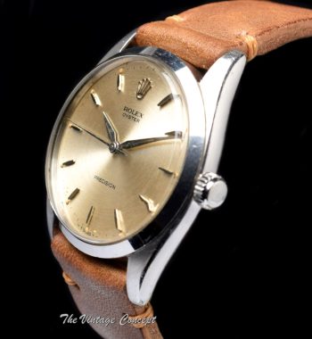 Rolex Oyster Precision Silver Dial Manual Wind 6424 w/ Original Guarantee (SOLD) - The Vintage Concept