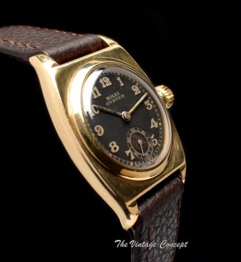 Rolex Oyster 9K YG Numeral Index Sub Second Dial ( SOLD ) - The Vintage Concept