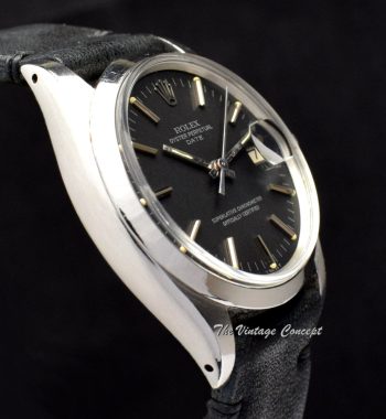 Rolex Oyster Perpetual Matte Black Dial 1500 (SOLD) - The Vintage Concept